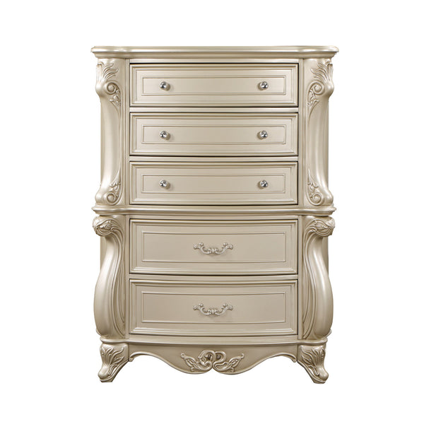  this chest offers enduring strength and durability. Its design reflects the charm of French count