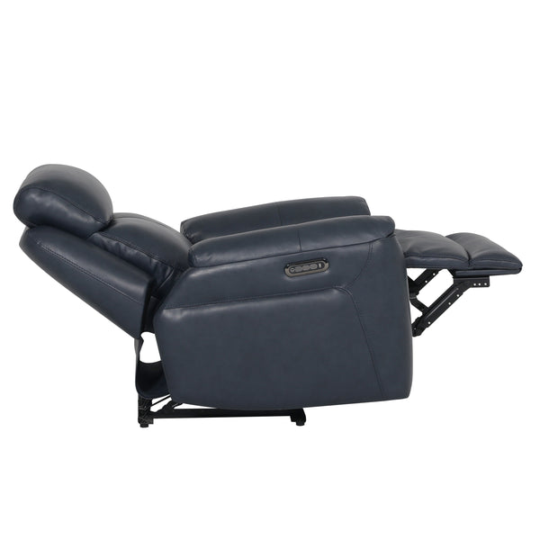 Sebastian - Power Reclining Sofa Loveseat And Recliner - Opulent Navy