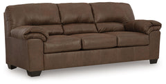 If you love the cool look of leather but long for the warm feel of fabric, youâ€™ll find this sofa fits the bill beautifully. Rest assured, the textural, multi-tonal upholstery is rich with character and interestâ€”while plush, pillowy cushions merge comf
