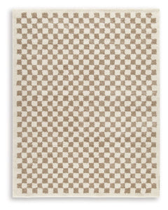 This checkerboard-patterned rug is worth checking out on so many levels. Casually cool and simply striking, its understated neutral palette feels just right everywhere and anywhere. And the ultra-plush shag pile is pure delight.<br/><br/><b>Product Featur