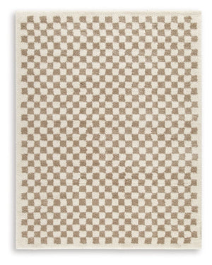 This checkerboard-patterned rug is worth checking out on so many levels. Casually cool and simply striking, its understated neutral palette feels just right everywhere and anywhere. And the ultra-plush shag pile is pure delight.<br/><br/><b>Product Featur