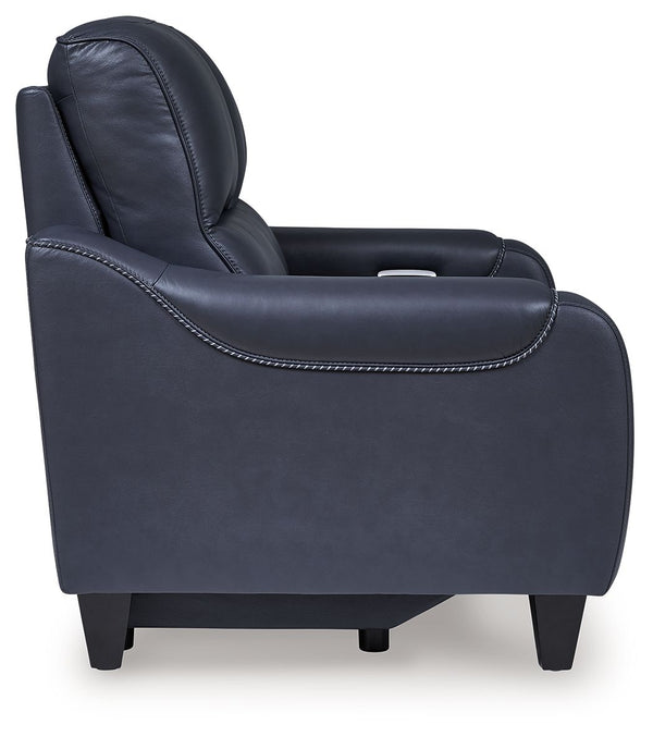 Mercomatic - Ocean - Power Reclining Loveseat With Adj Headrest