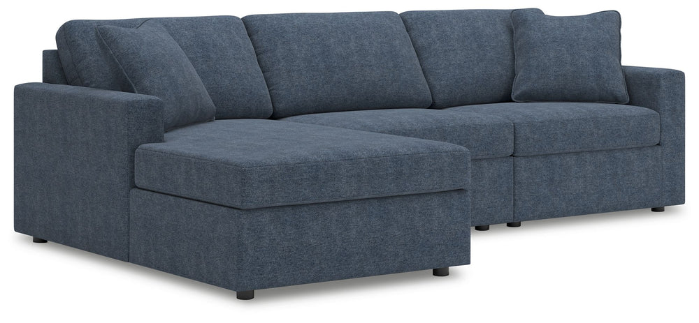 Looking cool and contemporary is great. But when it comes down to it, youâ€™re all about low-maintenance lounging. With the performance fabric on this sectional chaise sofa, cleaning spills is a breeze. And its customizable modular design caters to your e