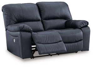 Leesworth - Ocean - Power Reclining Loveseat