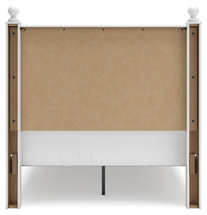 Mollviney - White - Full Panel Storage Bed