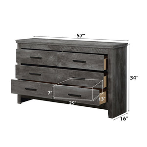  Hardware: Single Pull-Handle<br/><br/><b>Product Features</b><ul><li>Case: 1Pc/1Ctn</li><li>Finish: Rustic Gray Oak</li><