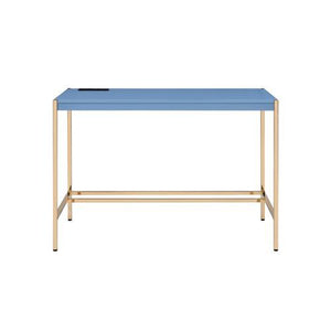 Midriaks - Writing Desk - Navy Blue & Gold Finish