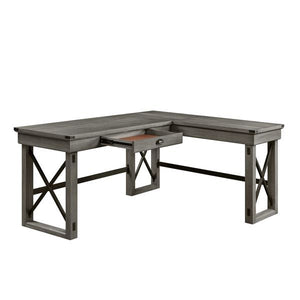 Talmar - Writing Desk - Weathered Gray Finish