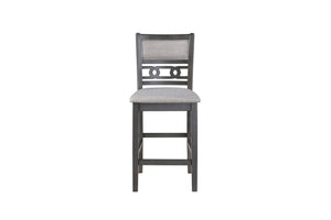 Gia - 5 Piece Round Counter Dining Set - Gray