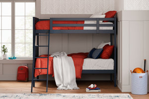  with a timeless Shaker style that-'s wonderfully finished in an on-trend blue. Guard rails on the top bunk h