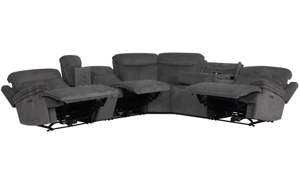 Alpine - 6 Piece Package Sectional - Midnight