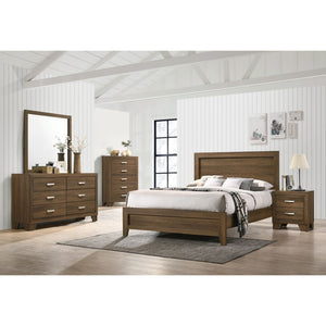 Miquell - Queen Bed - Oak
