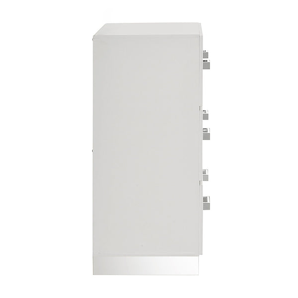  and acrylic drawer pulls. Quality craftsmanship is evident 