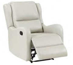 Kick up your feet in style with a graceful modern recliner in your living room or den. Itâ€™s a versatile design that pairs clean, sleek lines with English arms that slope beautifully to create refined aesthetics in your home. The recliner features faux l