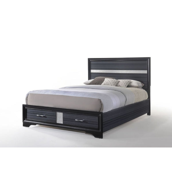 Naima - Queen Bed - Black