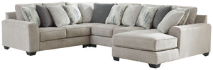 this decidedly contemporary sectional is dressed to impress with wedge-cut track armrests and box cushions for a minimalist chic aesthe