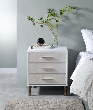 Myles - Nightstand - White - 19-"