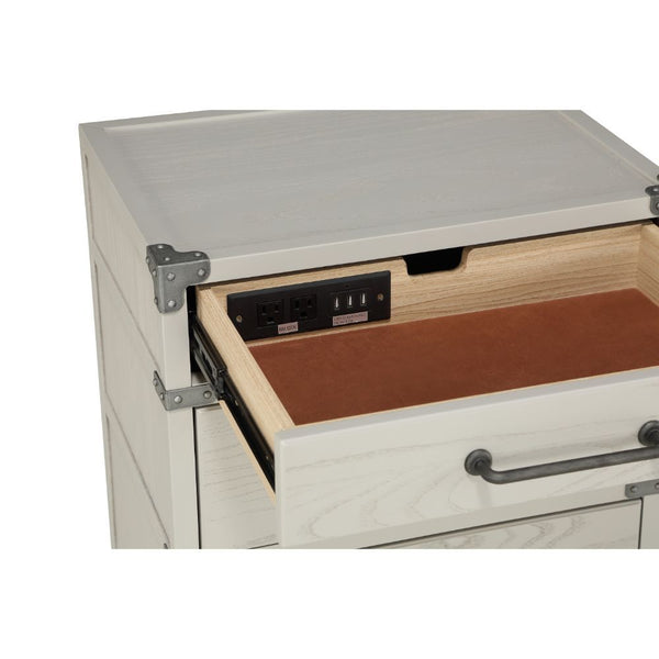  Hardware: Double Pull-Knobs CONSTRUCTION] Wooden Frame w/Metal Industrial Braces
