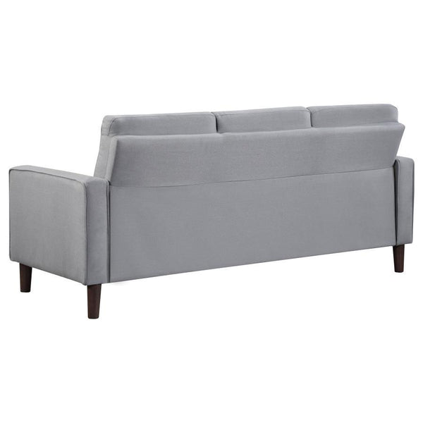 Bowen - Upholstered Track Arm Tufted Sofa - Gray