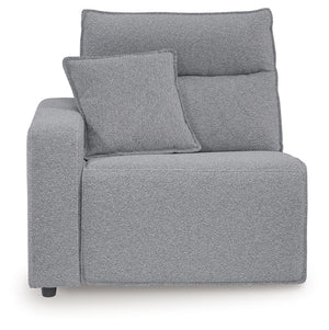Modmax - Salt And Pepper - LAF Zero Wall Power Recliner