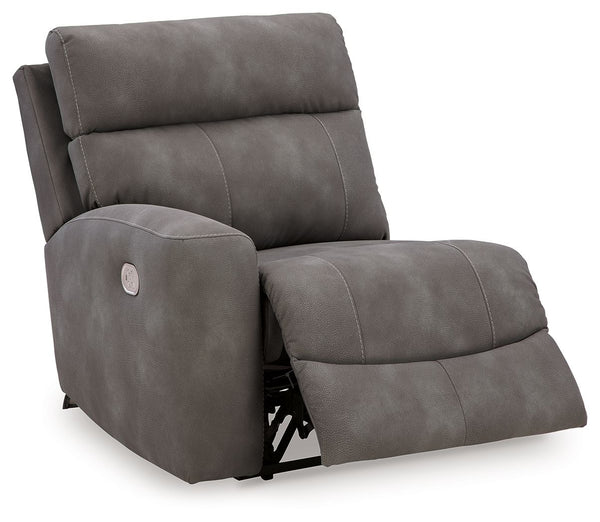 Next-Gen Durapella - Slate - 4-Piece Power Reclining Sectional