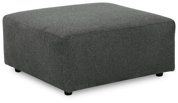 Contemporary fashion, meet superior form. This ottoman is strikingly streamlined in design, with its handsome charcoal upholstery speaking to tried-and-true modern color palettes. Kick back, relax and settle into the calm of your curated space.<br><br><b>