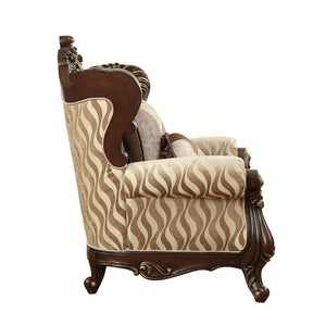  Leg & Base) â€¢ Backrest Style: Wingback with Crystal like Button Tufted â€¢ Tight Back & Loose Seat Cushion (1+1) 