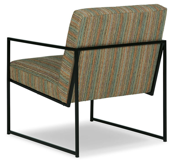 Aniak - Blue / Brown / Beige - Accent Chair