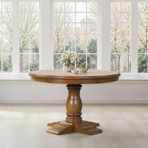 Sunset - 48## Round Dining Table - Brown