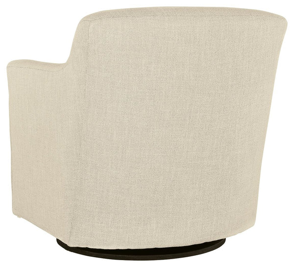 Bradney - Beige - Swivel Accent Chair