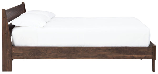 Calverson - Mocha - Full Panel Platform Bed