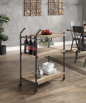 Brantley - Serving Cart - Brown, Light - 30-"