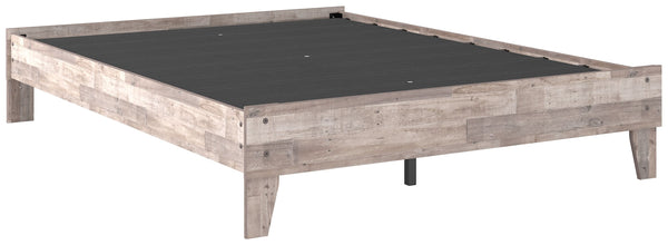 Part beach chic, part urban hip, this queen platform bed is everything you dreamed of, at a comfortably cool price. The butcher block whitewash finish over replicated pine grain lends a richly relaxed aesthetic that suits your sensibility. What an easy-br