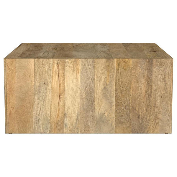 Benton - Square Solid - Mango Wood Coffee Table - Natural