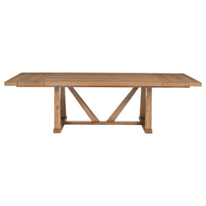 Middleton - 106## Extension Leaf Dining Table - Natural Brown