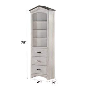 Tree House - Bookshelf - Weathered White & Washed Gray