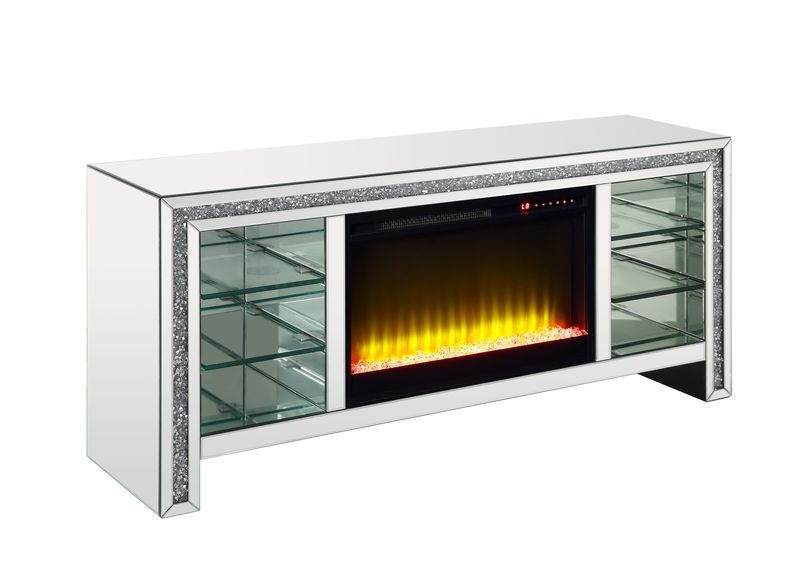 Assembled 6 Open Compartment<br/><br/><b>Product Features</b><ul><li>6 Open Compartment</li><li>Adjustable Temperature</li><li>Timer Function</li><li>Remote Controller</li><li>Touch Panel</li><li>Case: 1Pc/1Ctn</li><li>Finish: Mirrored & Faux Diamonds</li