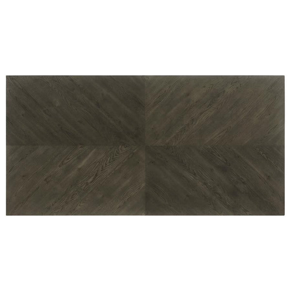Kelly - Rectangular Wood Dining Table - Dark Gray