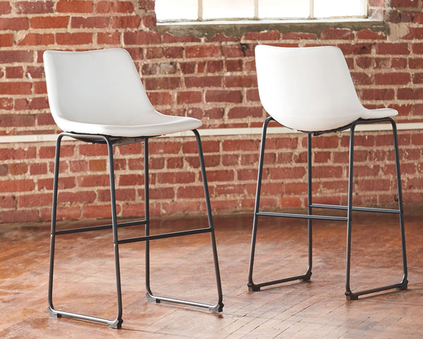  this bar stool serves up a fresh twist on mid-century inspired style. Faux leather upholstery has a charmingly vintage tone. What a timeless look for eat-in kitchens and casually cool dini