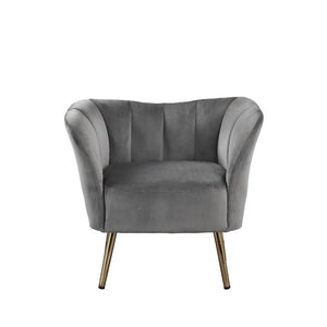 With its transitional design, the Reese accent chair is sure to please. Whether you-'re going for a classic traditional style or a more modern look, its versatile design ensures that it can fit within various aesthetic styles. It features a barrel backres