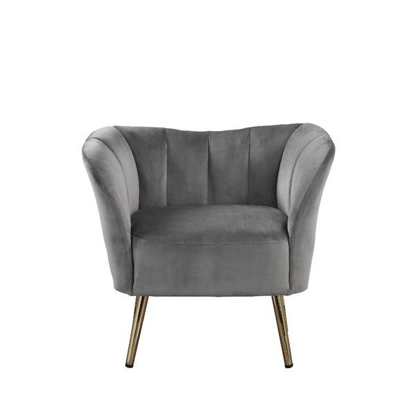 With its transitional design, the Reese accent chair is sure to please. Whether you-'re going for a classic traditional style or a more modern look, its versatile design ensures that it can fit within various aesthetic styles. It features a barrel backres