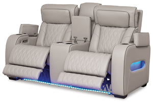 Boyington - Gray - 2 Pc. - Power Reclining Sofa