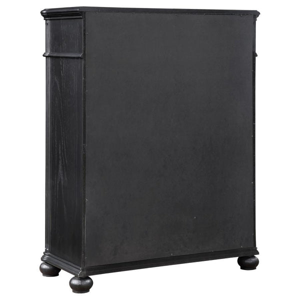 Celina - 5-Drawer Bedroom Chest - Black
