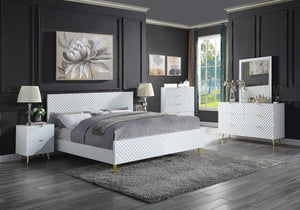 Gaines - Dresser - White High Gloss Finish