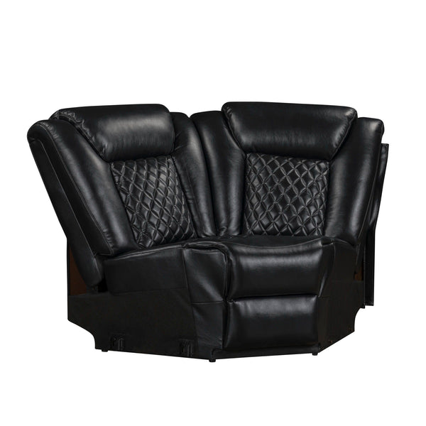 Orion II - Wedge - Black<br/><br/><b>Product Features</b><ul><li>Includes: 1 Wedge</li><li>Exceptional Durability: Interior frames are expertly crafted using a combination of premium hardwoods and high-quality manufactured wood, ensuring unmatched strengt
