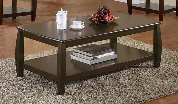  featuring a combination of hardwood and engineered wood with a rich birch and basswood veneer. The cappuccino finish enhances its timeless appeal