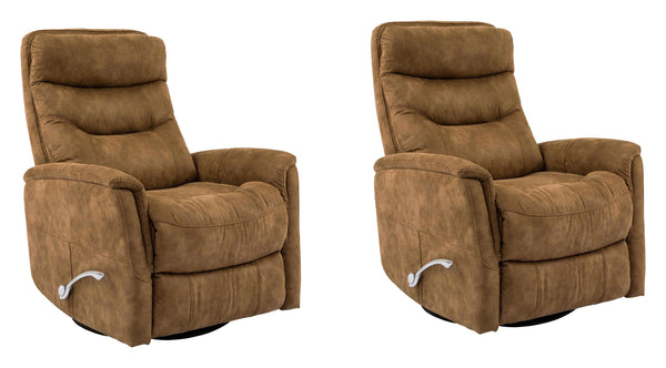 Destined to become your favorite seat in the house, this multifunctional Manual Swivel Glider Recliner is easy to open and close and combines the best of everything. You-'ll be able to swivel to see any angle, glide in a soothing motion, and recline for u