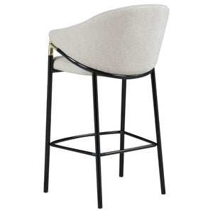 Chadwick - Fabric Upholstered Bar Chair (Set of 2) - Beige