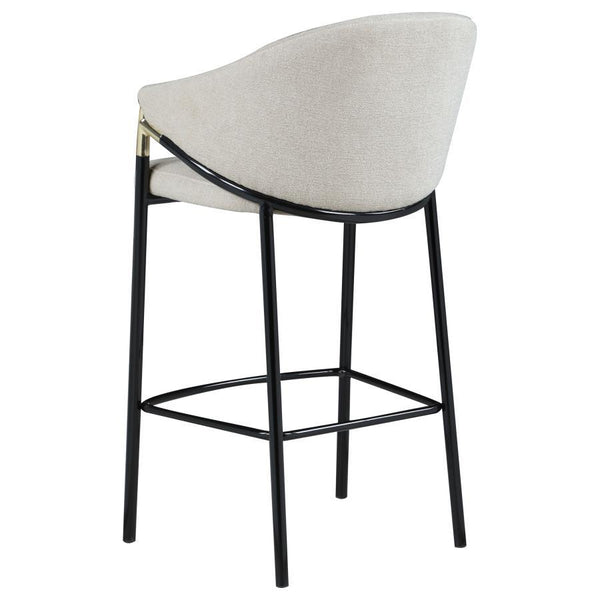 Chadwick - Fabric Upholstered Bar Chair (Set of 2) - Beige