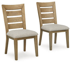 This dining chair brings a rustic vibe to urban contemporary design. Itâ€™s a modern approach to natural beauty, with a rustic oak finish defining the curved ladderback. And the chair-'s color palette is stunningly simple, allowing it to coordinate seamle